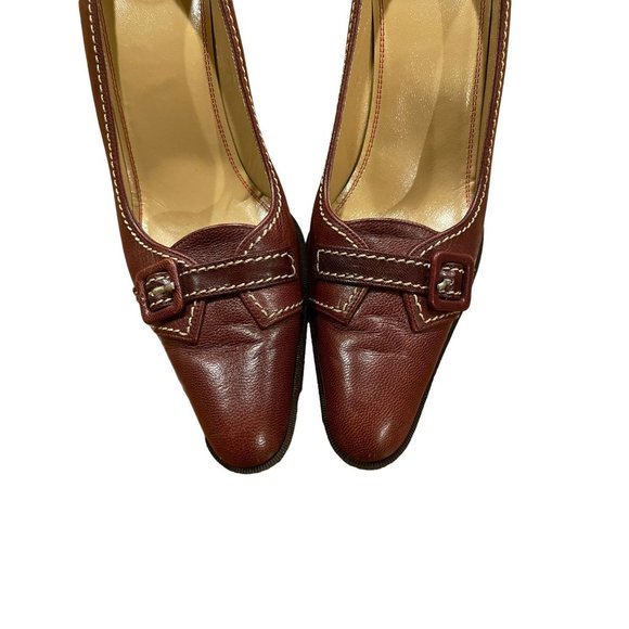 Charles Jordan Women's Leather Brown Slip-on  Shoes Size 8 M - Picture 6 of 10